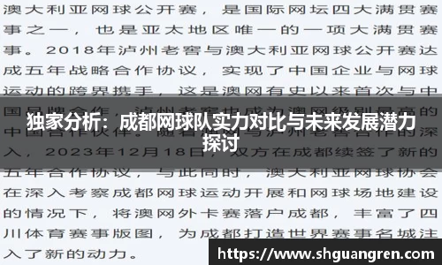 独家分析：成都网球队实力对比与未来发展潜力探讨
